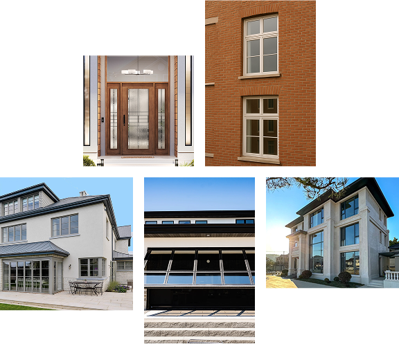 Modern building with windows